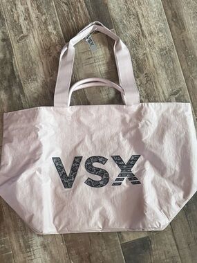 Victoria’s Secret  Pink Logo Tote Bag with Dual Handles